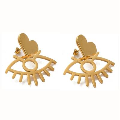 304 Stainless Steel Stud Earrings