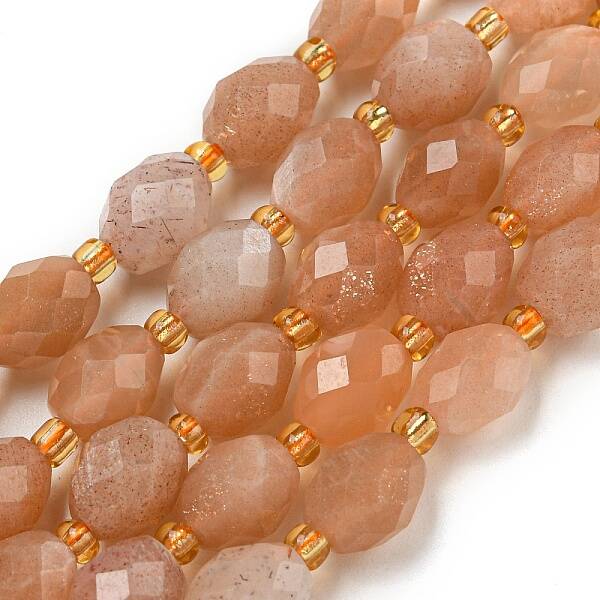 Natural Sunstone Beads Strands