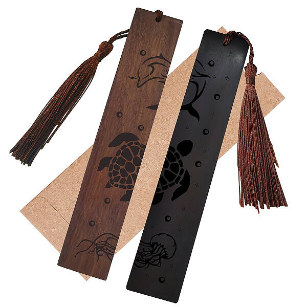 1 set Wood Bookmarks Set