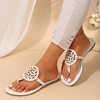 Women's Flip Flops Comfortable Soft Cushion Slide Slip on Summer Beach Thong Flat Sandals