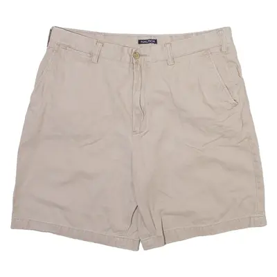 NAUTICA Mens Casual Shorts Beige Relaxed L W36