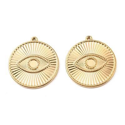 PVD Vacuum Plating 304 Stainless Steel Pendant Cabochon Settings