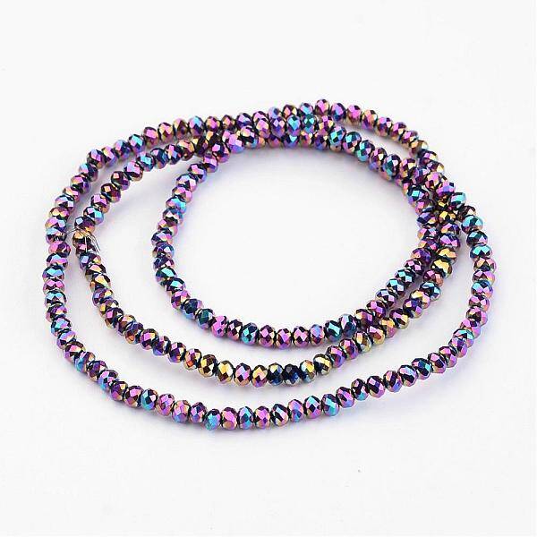 Electroplate Glass Bead Strands