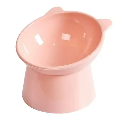Cat Ear Design Food Bowl, Cat Food Dish, Cat Food Bowl with Stand, For Cats And Dogs
