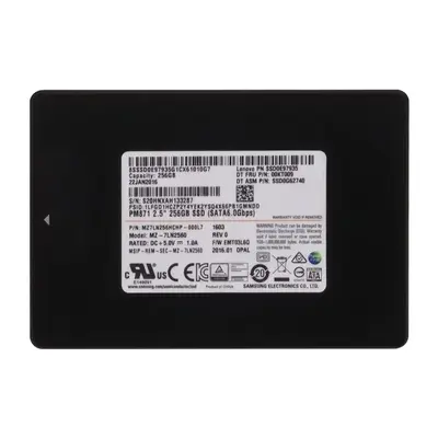 MZ7LN256HCHP-000L7 Samsung Enterprise PM871 Series 256GB Triple-Level Cell SATA 6Gb/s Mainstream Endurance 7mm 2.5-Inch Solid...