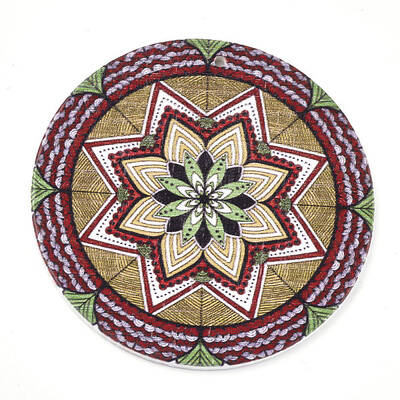 Printed Wooden Big Pendants