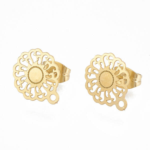 304 Stainless Steel Stud Earring Findings