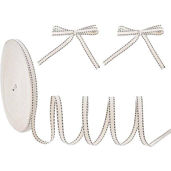 Dot Stripe Cotton Ribbons