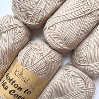 DK Light Worsted Weight Cotton Yarn, 6 Skeins, 852 yds/300g - KnitPal 'Cotton to the Core' Yarn for Knitting and Crocheting, ...
