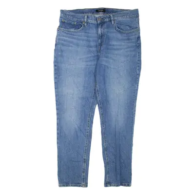 LAUREN RALPH LAUREN Womens Jeans Blue Regular Tapered W34 L30