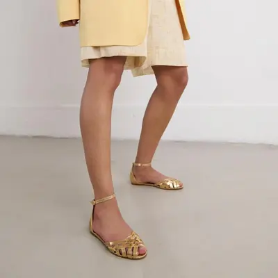 264- Doo Cuir Craquele Or | Color: OR | Size: 39