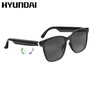 HYUNDAI C8 Wearable Smart Glasses, Bluetooth-Compatible Earbud Headphone for Music & Calls, Durable Electronic Audio Glasses,...