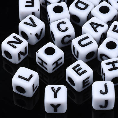 Opaque Acrylic Beads