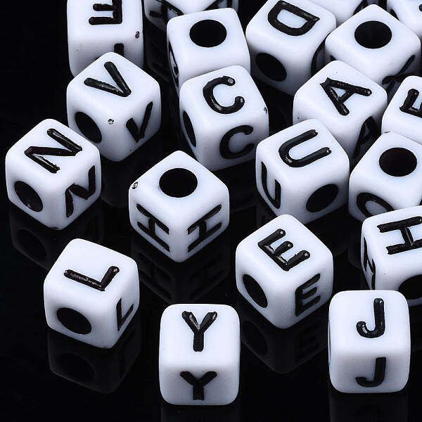 Opaque Acrylic Beads