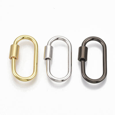 Brass Screw Carabiner Lock Charms