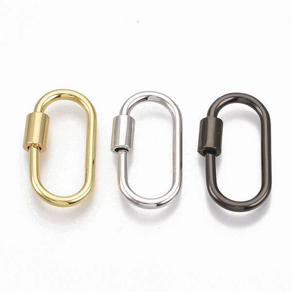 Brass Screw Carabiner Lock Charms