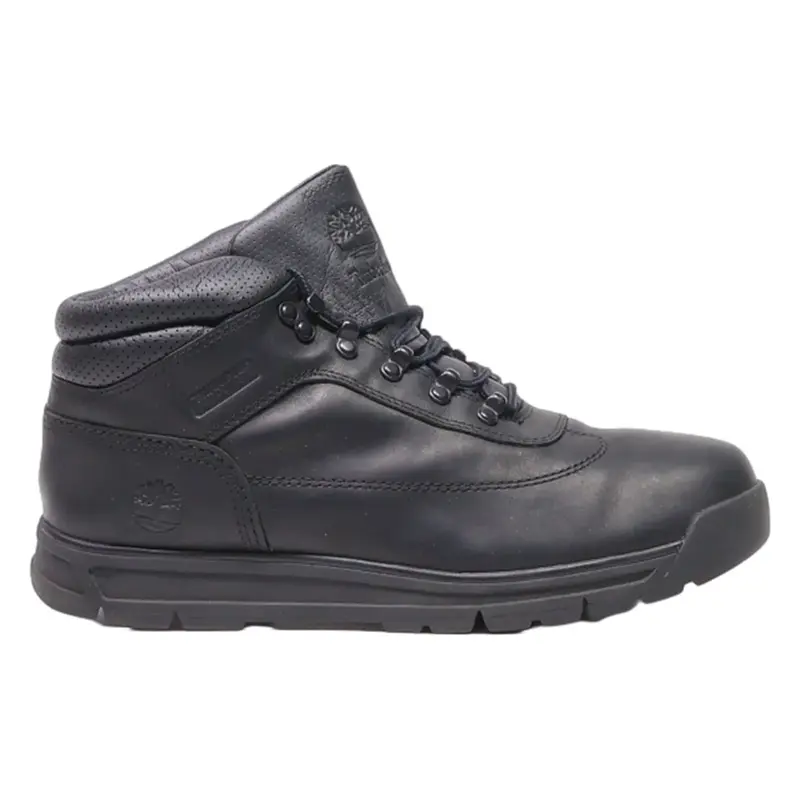 TIMBERLAND Hiking Boots Black Leather Mens UK 9