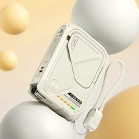 [New MagSafe]All in 1 Power Bank 22.5W 10000mAh [AC Plug, Wireless Charging, Cable Type-C/Lightning]