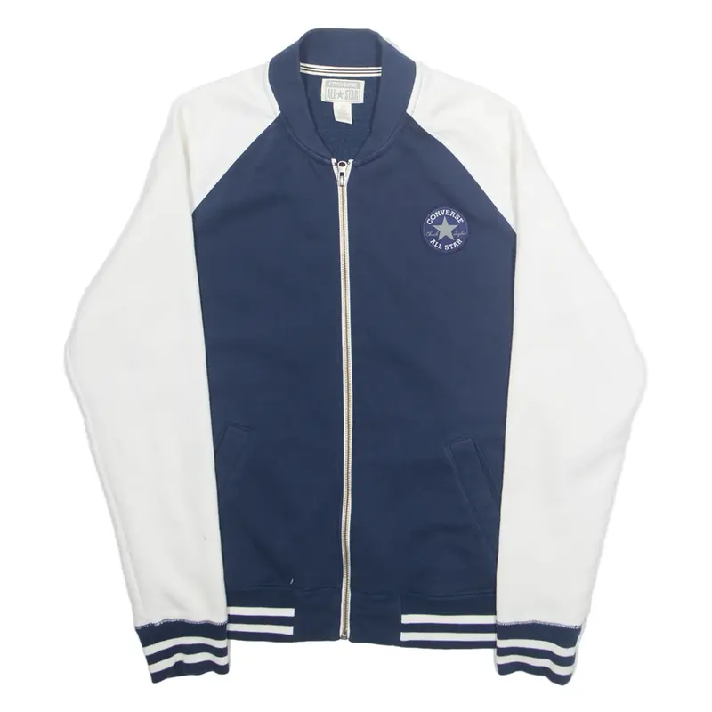CONVERSE Mens Bomber Jacket White S