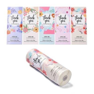 Thank You for Your Purchase Label Stickers Rolls