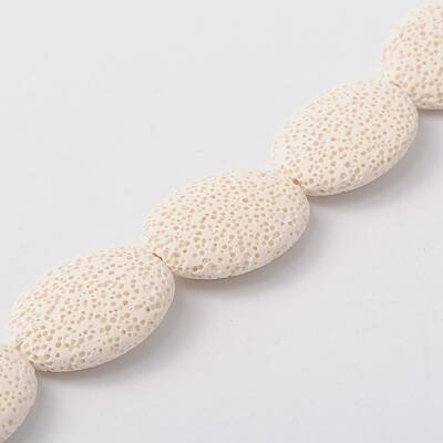 Synthetic Lava Rock Bead Strands