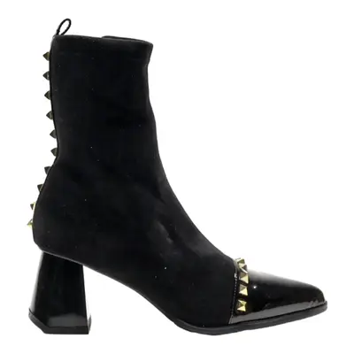 AZURA Ankle Boots Black Synthetic Womens UK 4