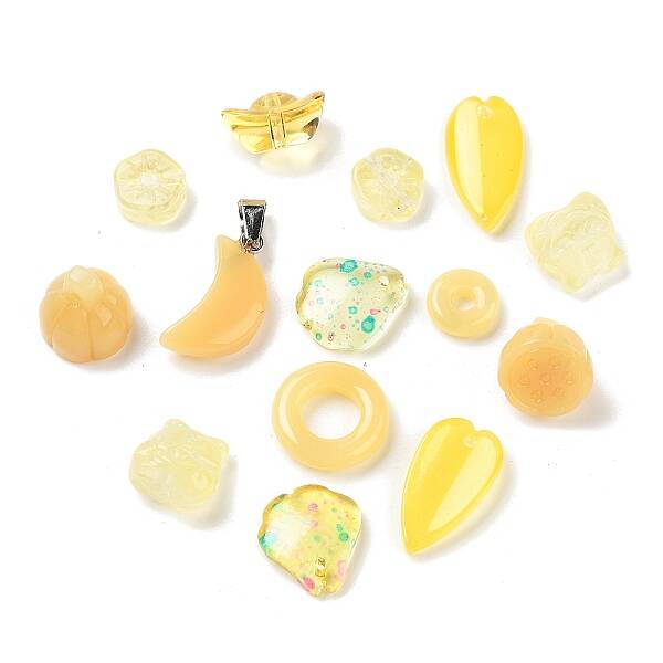 Mixed Styles & Shapes Glass Cabochons/Pendants/Links/Beads