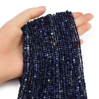 Natural Sodalite Beads Strands
