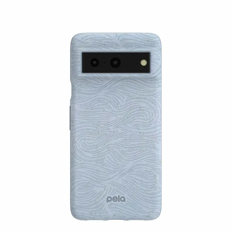 Powder Blue Ebb and Flow Google Pixel 8 Case
