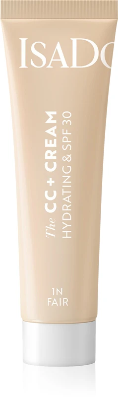 Isadora Cc + Cc Moisturizing Cream Spf 30 Color 1N Fair 30 Ml
