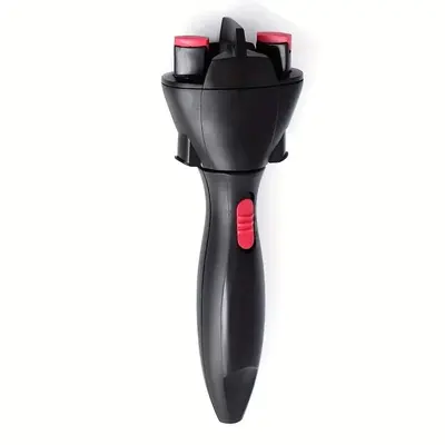 Automatic Hair Braider without Battery, Electric Hair Twisting Tool, Twist Curling Iron 360° Rotating Smart Hair Rolling Twi...