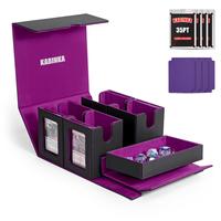 Outdoorfun 5-in-1 960+ Card TCG Deck Box with Commander Display Window – Detachable Trading Card Storage Case with Dividers...