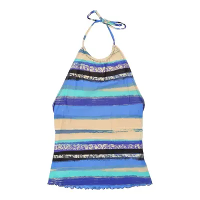 Moschino Jeans Striped Blouse - Small Multicoloured Polyamide | Size: small