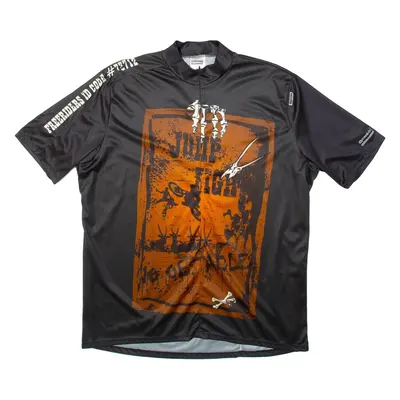 Jump Fight Mens Jersey Black 1/4 Zip 2XL