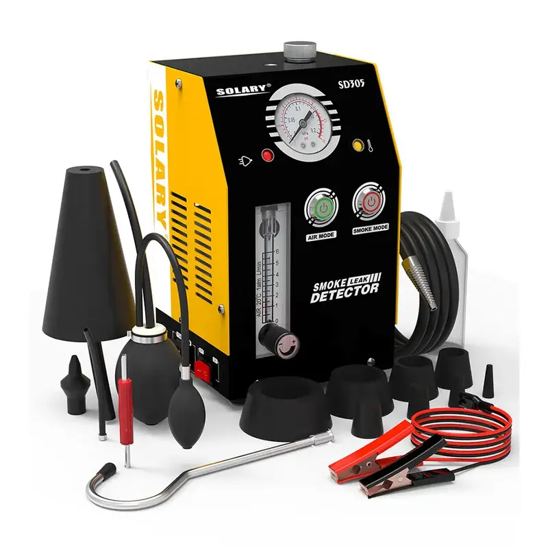 SOLARY SD305 Advanced EVAP Smoke Machine – Built-in Air Pump, Flowmeter & Gauge｜Pro Diagnostic Tool (No Smoke Oil)