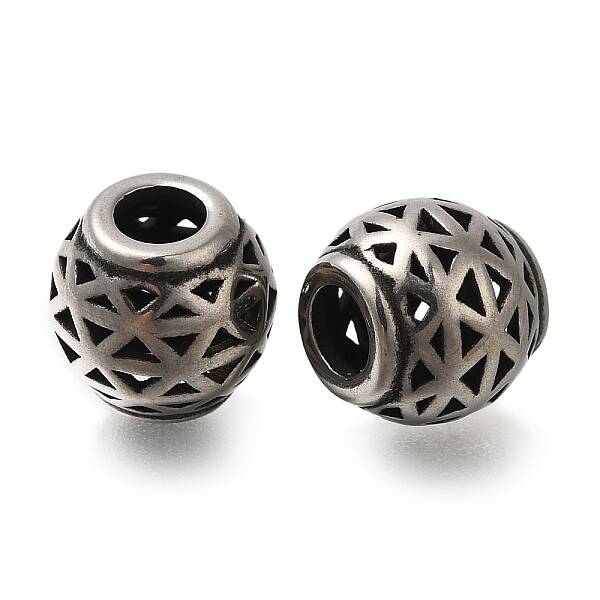 304 Stainless Steel European Beads