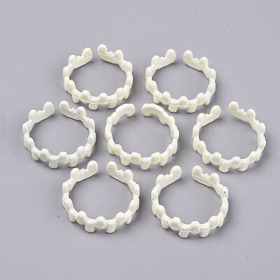Spray Painted Alloy Cuff Rings
