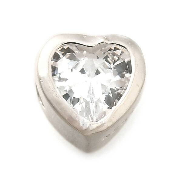 925 Sterling Silver Cubic Zirconia Beads
