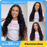 [Boho Curly] Megalook Flowy Bohemian Curls Wig Glueless 13x6 Lace Frontal Wig Ear To Ear Pre-plucked Natural Hairline Natural...