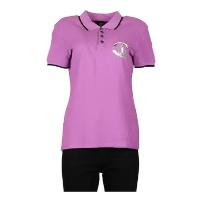 Just Cavalli Polo Shirt - Medium Purple Cotton