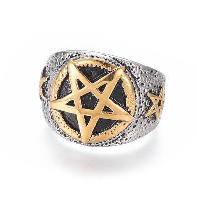 304 Stainless Steel Wide Band Rings