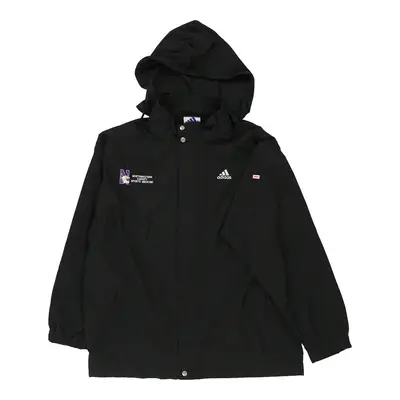 Adidas Jacket - Large Black Polyester