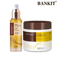 BANKIT Nourishing Hair Care Kit | Leave-In Argan Oil + Deep Repair Collagen Mask | For Dry, Frizzy & Color-Treated Hair
