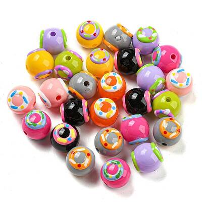 Opaque Acrylic Beads