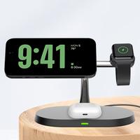 FDGAO 3 in 1 15W Magnetic Wireless Charger, Multifunctional Fast Charging Station, Wireless Charging Stand for iPhone 16 15 1...