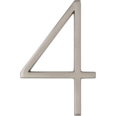 Hillman House Number-4 Distinctions 5 Floating Mount -, Nickel