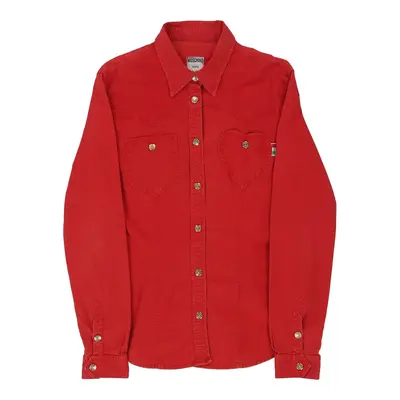 Love Moschino Shirt - Large Red Cotton Blend | Size: large