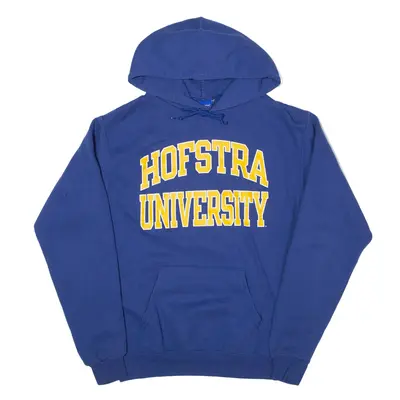 CHAMPION Hofstra University USA Hoodie Blue Pullover Mens M