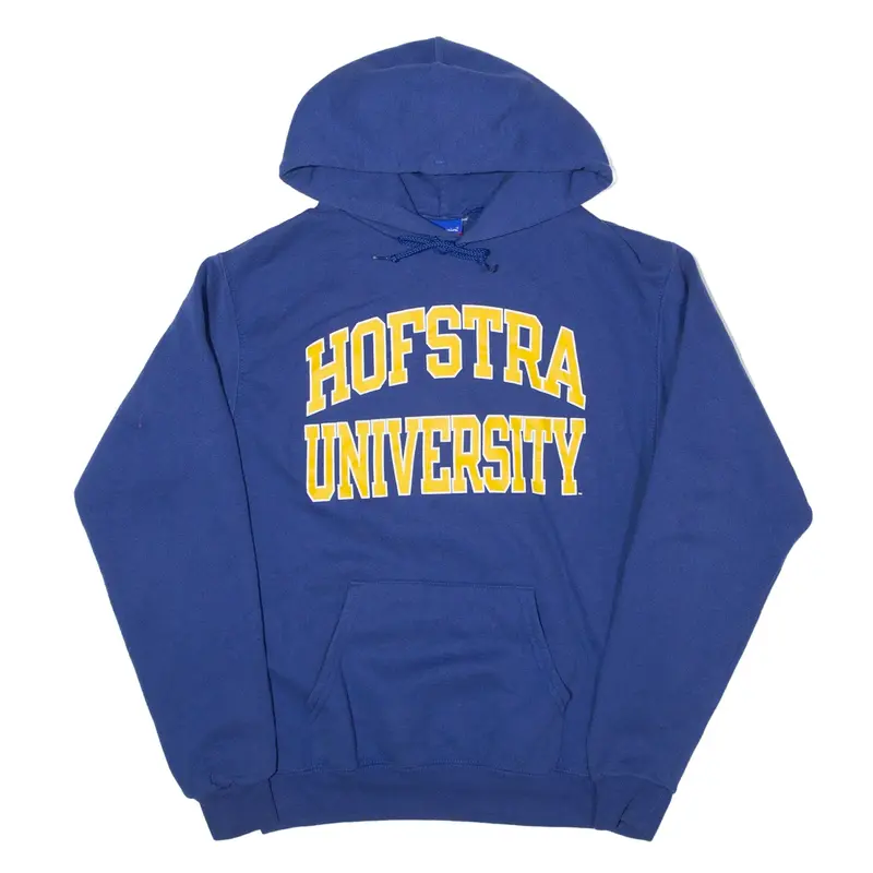 CHAMPION Hofstra University USA Hoodie Blue Pullover Mens M