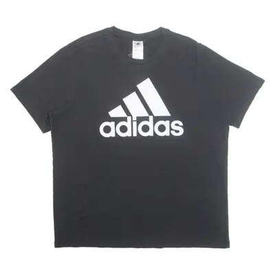ADIDAS Mens T-Shirt Black XL